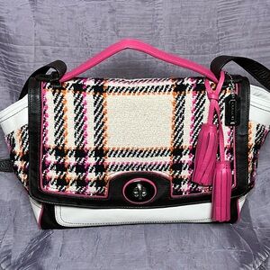 Coach Legacy Tweed Carryall Satchel